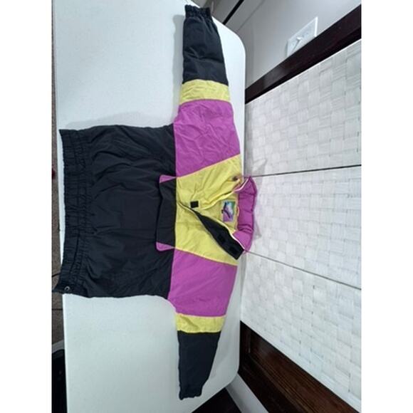 VINTAGE "Natur Daunen" Duck Down Feather Fill,Y2K, Hooded, 80's, Kangaroo Pocket - Picture 5 of 16